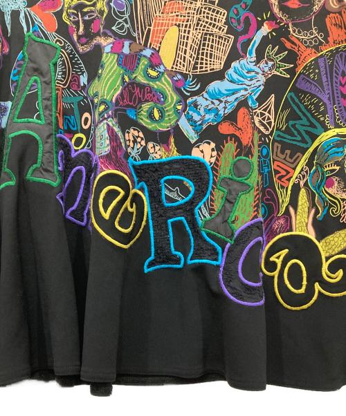 TOKUKO1erVOL（トクコプルミエヴォル）TOKUKO1erVOL (トクコプルミエヴォル) 総柄カットソー ブラック サイズ:SIZE9の古着・服飾アイテム