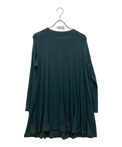 TOKUKO1erVOL（トクコプルミエヴォル）TOKUKO1erVOL (トクコプルミエヴォル) プリントワンピース グリーン サイズ:SIZE9の古着・服飾アイテム