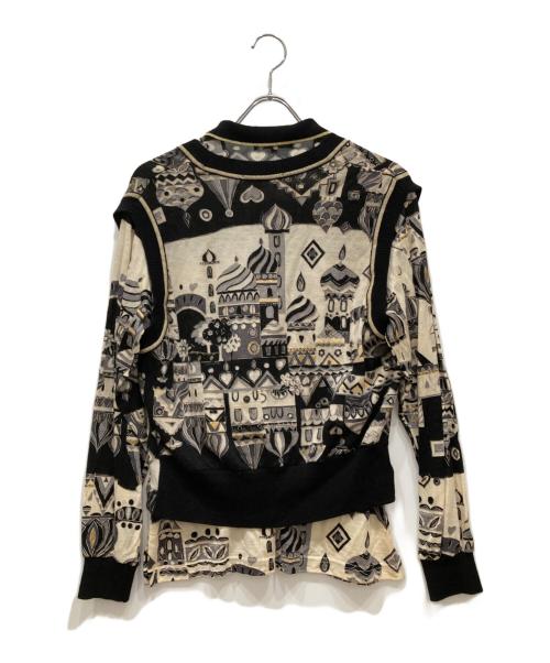 LEONARD SPORT（レオナール スポーツ）LEONARD SPORT (レオナール スポーツ) アンサンブルカーディガン ブラック サイズ:Mの古着・服飾アイテム