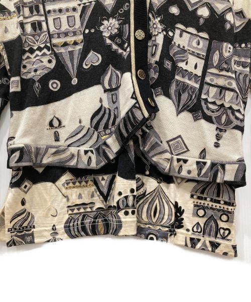 LEONARD SPORT（レオナール スポーツ）LEONARD SPORT (レオナール スポーツ) アンサンブルカーディガン ブラック サイズ:Mの古着・服飾アイテム