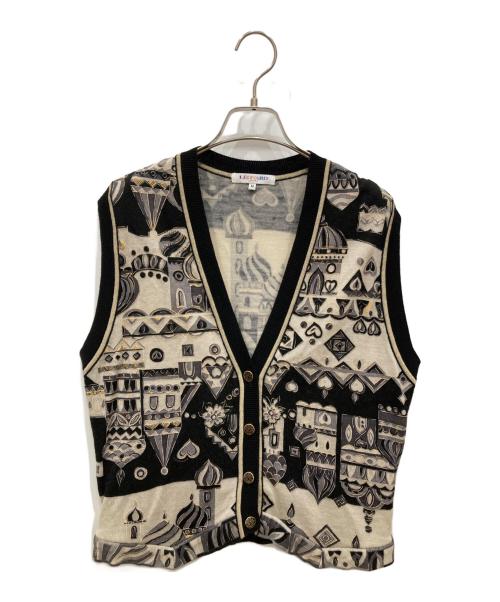 LEONARD SPORT（レオナール スポーツ）LEONARD SPORT (レオナール スポーツ) アンサンブルカーディガン ブラック サイズ:Mの古着・服飾アイテム