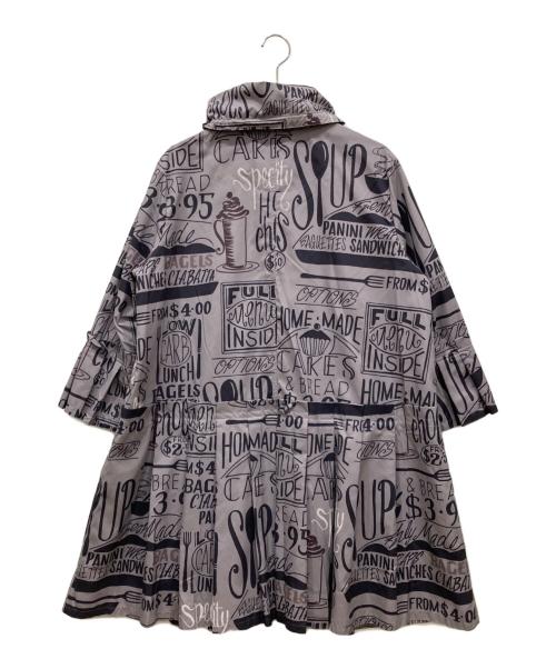TOKUKO1erVOL（トクコプルミエヴォル）TOKUKO1erVOL (トクコプルミエヴォル) 総柄コート グレー サイズ:SIZE9の古着・服飾アイテム