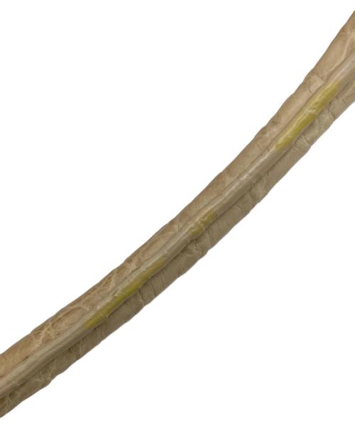 JRA（ジェーアールエー）JRA (ジェーアールエー) 型押しトートバッグ ベージュの古着・服飾アイテム