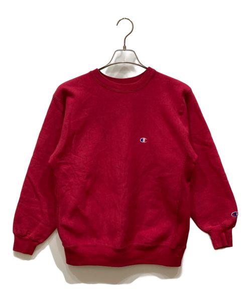 Champion REVERSE WEAVE（チャンピオン リバース ウィーブ）Champion REVERSE WEAVE (チャンピオン リバース ウィーブ) クルーネックスウェット レッド サイズ:Ⅼの古着・服飾アイテム