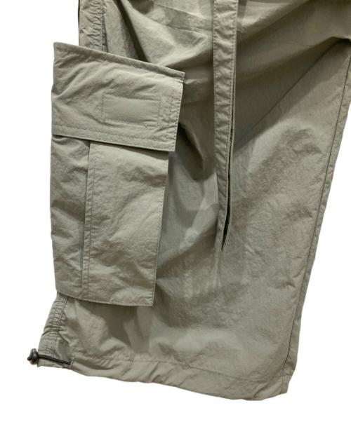 HOUSTON（ヒューストン）HOUSTON (ヒューストン) ナイロン テクノパンツ カーキ サイズ:Mの古着・服飾アイテム