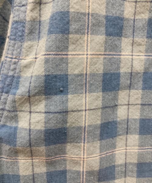 RRL（ダブルアールエル）RRL (ダブルアールエル) インドコットンチェックシャツ ブルー サイズ:XSの古着・服飾アイテム