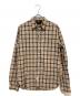 RRL（ダブルアールエル）の古着「インドコットンチェックシャツ」｜ベージュ