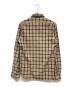 RRL (ダブルアールエル) インドコットンチェックシャツ ベージュ サイズ:S：11000円