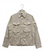 Engineered Garments×BEAMS PLUSエンジニアドガーメンツ×ビームスプラス）の古着「別注リネン混サファリジャケット」｜ベージュ