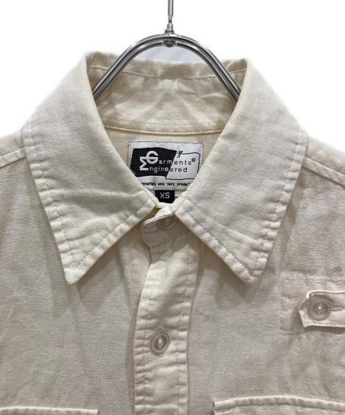 Engineered Garments（エンジニアドガーメンツ）Engineered Garments (エンジニアードガーメンツ) BEAMS PLUS (ビームスプラス) 別注リネン混サファリジャケット ベージュ サイズ:XSの古着・服飾アイテム