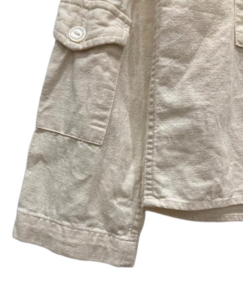 Engineered Garments（エンジニアドガーメンツ）Engineered Garments (エンジニアードガーメンツ) BEAMS PLUS (ビームスプラス) 別注リネン混サファリジャケット ベージュ サイズ:XSの古着・服飾アイテム