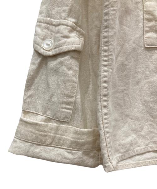 Engineered Garments（エンジニアドガーメンツ）Engineered Garments (エンジニアードガーメンツ) BEAMS PLUS (ビームスプラス) 別注リネン混サファリジャケット ベージュ サイズ:XSの古着・服飾アイテム