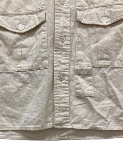 Engineered Garments（エンジニアドガーメンツ）Engineered Garments (エンジニアードガーメンツ) BEAMS PLUS (ビームスプラス) 別注リネン混サファリジャケット ベージュ サイズ:XSの古着・服飾アイテム