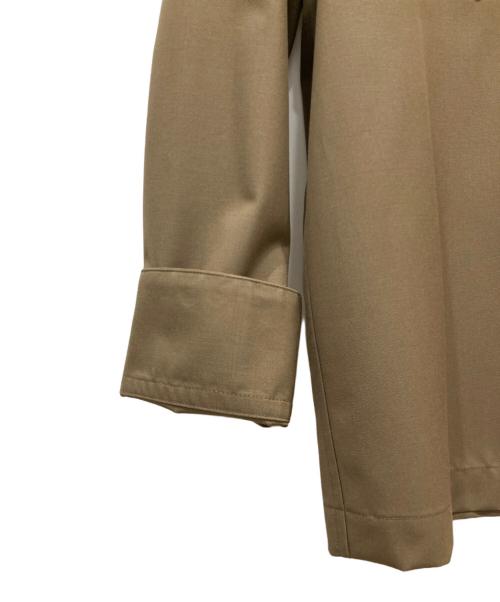 CABAN（キャバン）CABaN (キャバン) ドライウールタイプライター オーバーサイズシャツ ベージュ サイズ:Mの古着・服飾アイテム