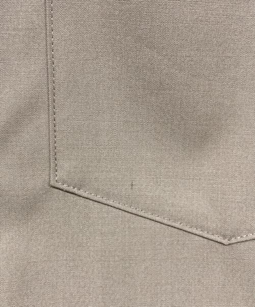 CABAN（キャバン）CABaN (キャバン) ドライウールタイプライター オーバーサイズシャツ ベージュ サイズ:Mの古着・服飾アイテム