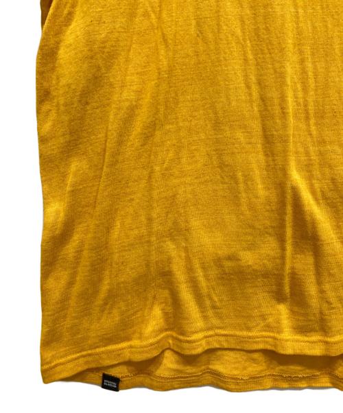 Hysteric Glamour（ヒステリックグラマー）Hysteric Glamour (ヒステリックグラマー) SCRATCH LINEプリントTシャツ イエロー サイズ:Sの古着・服飾アイテム