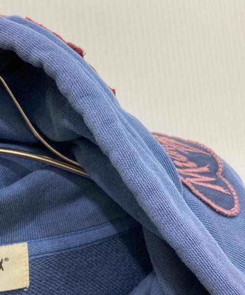 AVIREX（アヴィレックス）AVIREX (アヴィレックス) FADE WASH WAPPEN PARKA ブルー サイズ:freeの古着・服飾アイテム