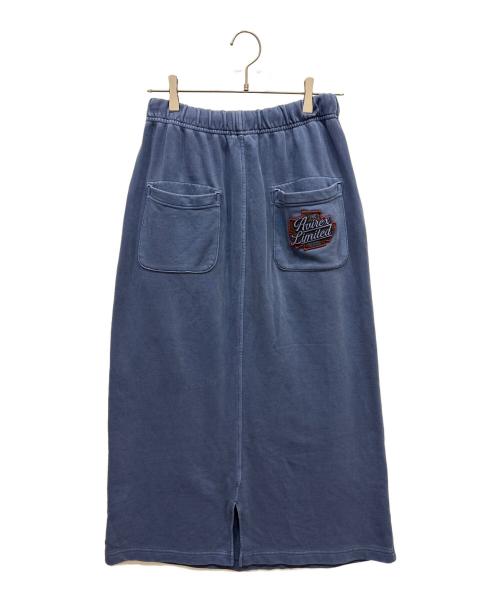 AVIREX（アヴィレックス）AVIREX (アヴィレックス) Fade Wash Patch Skirt ブルー サイズ:SIZE Freeの古着・服飾アイテム