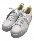 PUMAプーマ）の古着「カメルン コルク」｜ホワイト×ベージュ