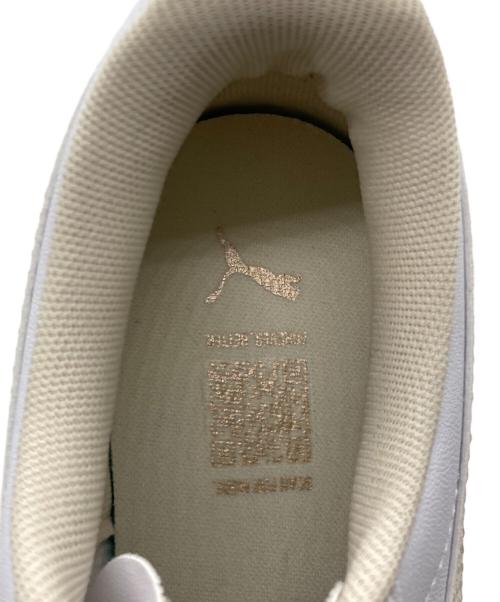 PUMA（プーマ）PUMA (プーマ) カメルン コルク ホワイト×ベージュ サイズ:24の古着・服飾アイテム
