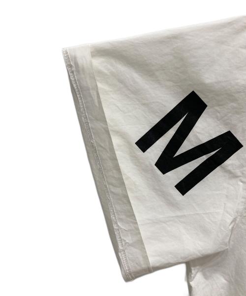 MM6 Maison Margiela（エムエムシックスメゾンマルジェラ）MM6 Maison Margiela (エムエムシックスメゾンマルジェラ) ロゴカットソー ホワイト サイズ:SIZE 36の古着・服飾アイテム