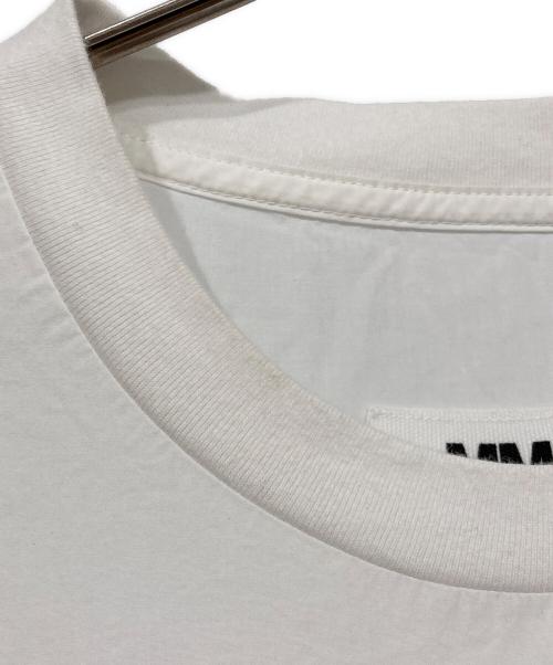 MM6 Maison Margiela（エムエムシックスメゾンマルジェラ）MM6 Maison Margiela (エムエムシックスメゾンマルジェラ) ロゴカットソー ホワイト サイズ:SIZE 36の古着・服飾アイテム