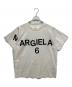 MM6 Maison Margiela（エムエムシックスメゾンマルジェラ）の古着「ロゴカットソー」｜ホワイト