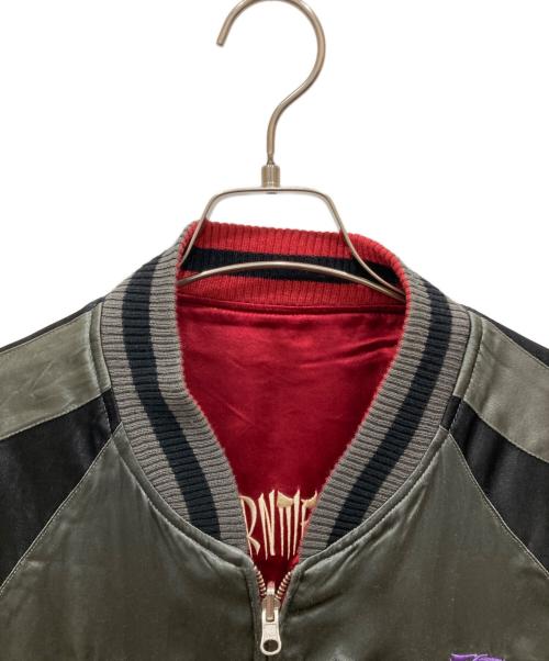 錦（ニシキ）錦 (ニシキ) EVANGELION (エヴァンゲリオン) 雅結 (ミヤビムスビ) リバーシブルジャケット ブラック×グレー サイズ: Lの古着・服飾アイテム