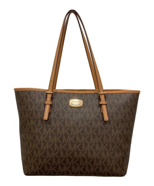 MICHAEL KORS（マイケル・コース）MICHAEL KORS (マイケルコース) トートバッグ ブラウンの古着・服飾アイテム