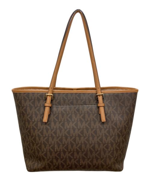 MICHAEL KORS（マイケル・コース）MICHAEL KORS (マイケルコース) トートバッグ ブラウンの古着・服飾アイテム