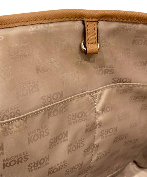 MICHAEL KORS（マイケル・コース）MICHAEL KORS (マイケルコース) トートバッグ ブラウンの古着・服飾アイテム
