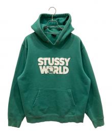 stussy（ステューシー）の古着「プルオーバーパーカー」｜グリーン