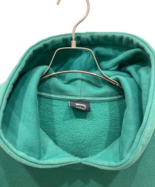 stussy（ステューシー）stussy (ステューシー) プルオーバーパーカー グリーン サイズ:Ⅼの古着・服飾アイテム