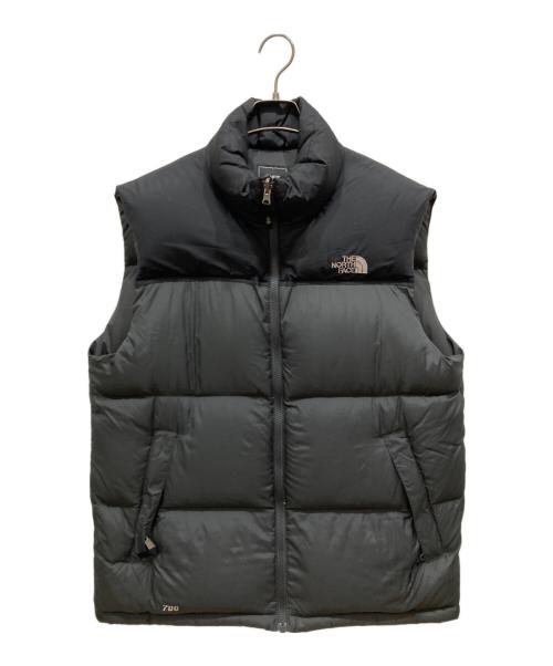THE NORTH FACE（ザ ノース フェイス）THE NORTH FACE (ザ ノース フェイス) ダウンベスト ブラック×グレー サイズ:SIZE Mの古着・服飾アイテム