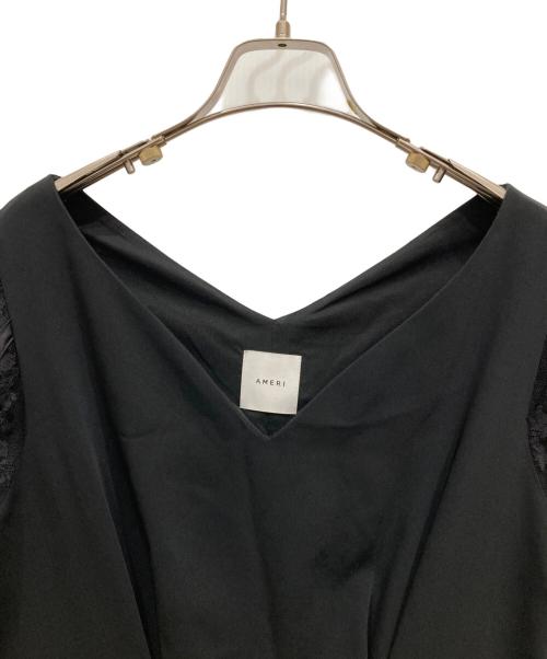 Ameri（アメリ）AMERI (アメリ) VINTAGE LACE SLEEVE REFINED DRESS ブラック サイズ:無しの古着・服飾アイテム