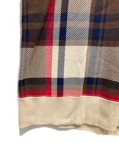 A BATHING APE（アベイシングエイプ）A BATHING APE (ア ベイシング エイプ) クルーネックスウェット ベージュ×レッド サイズ:Ⅼの古着・服飾アイテム