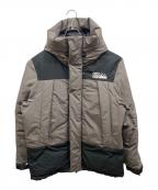 FIRST DOWNファーストダウン）の古着「WRAP DOWN PARKA」｜ブラウン×ブラック