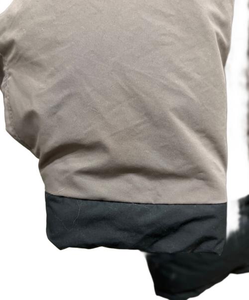 FIRST DOWN（ファーストダウン）FIRST DOWN (ファーストダウン) WRAP DOWN PARKA ブラウン×ブラック サイズ:不明の古着・服飾アイテム