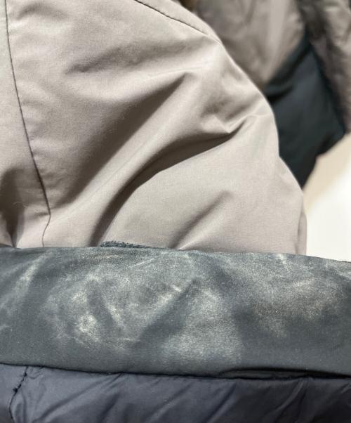 FIRST DOWN（ファーストダウン）FIRST DOWN (ファーストダウン) WRAP DOWN PARKA ブラウン×ブラック サイズ:不明の古着・服飾アイテム