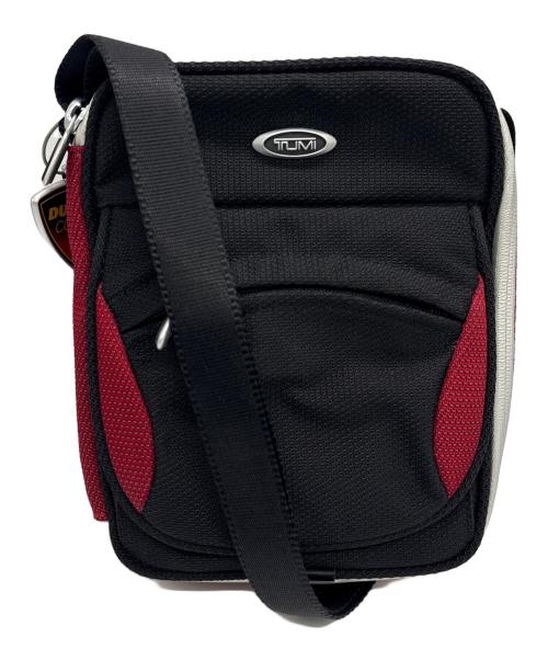 TUMI（トゥミ）TUMI (トゥミ) DUCATI (ドゥカティ) AXISマップバッグ ブラック×レッドの古着・服飾アイテム