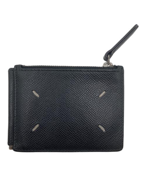 Maison Margiela（メゾンマルジェラ）Maison Margiela (メゾンマルジェラ) グレインレザーマネークリップ ブラックの古着・服飾アイテム