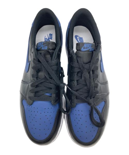 NIKE（ナイキ）NIKE (ナイキ) Air Jordan 1 Low OG ブルー×ブラック サイズ:29 未使用品の古着・服飾アイテム