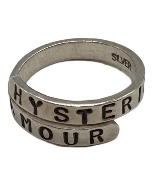 Hysteric Glamour（ヒステリックグラマー）Hysteric Glamour (ヒステリックグラマー) Akashic Tree (アカシック ツリー) スパイラルロゴリング シルバー サイズ:12号の古着・服飾アイテム