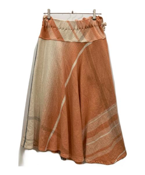 tamaki niime（タマキ ニイメ）tamaki niime (タマキ ニイメ) ウールスカート オレンジ サイズ:不明の古着・服飾アイテム