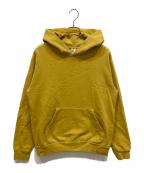 LOS ANGELES APPARELロサンゼルスアパレル）の古着「プルオーバーパーカー」｜イエロー