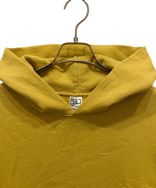 LOS ANGELES APPAREL（ロサンゼルスアパレル）LOS ANGELES APPAREL (ロサンゼルスアパレル) プルオーバーパーカー イエロー サイズ:Mの古着・服飾アイテム