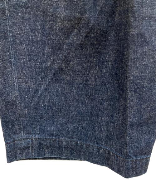 COMME des GARCONS HOMME PLUS（コムデギャルソンオムプリュス）COMME des GARCONS HOMME PLUS (コムデギャルソンオムプリュス) タックワイドデニム インディゴ サイズ:Mの古着・服飾アイテム