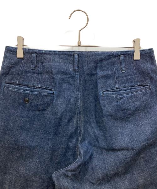 COMME des GARCONS HOMME PLUS（コムデギャルソンオムプリュス）COMME des GARCONS HOMME PLUS (コムデギャルソンオムプリュス) タックワイドデニム インディゴ サイズ:Mの古着・服飾アイテム