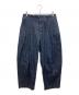 COMME des GARCONS HOMME PLUS（コムデギャルソンオムプリュス）の古着「タックワイドデニム」｜インディゴ