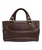 CELINEセリーヌ）の古着「ハンドバッグ」｜ブラウン